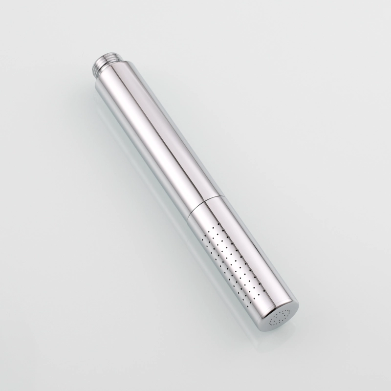 Tecmolog Brass Hand Held Shower Wand 2 Functions High Pressure Shower Head for Bathroom,Chrome,BS159