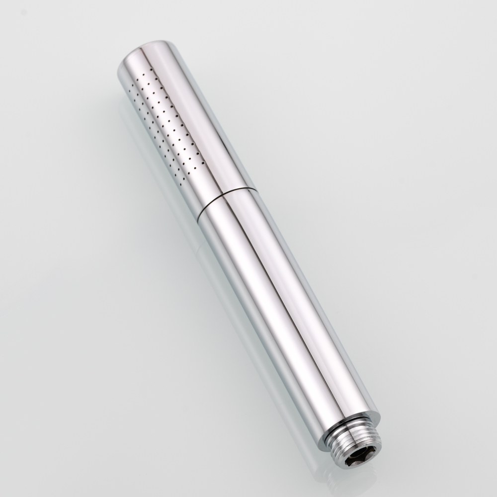 Tecmolog Brass Hand Held Shower Wand 2 Functions High Pressure Shower Head for Bathroom,Chrome,BS159