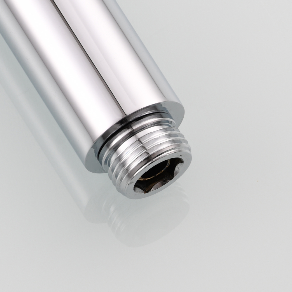 Tecmolog Brass Hand Held Shower Wand 2 Functions High Pressure Shower Head for Bathroom,Chrome,BS159