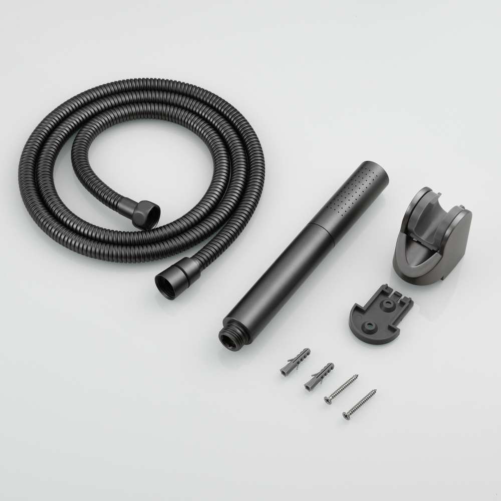 Tecmolog Brass Hand Held Shower Wand 2 Functions High Pressure Shower Head for Bathroom,Chrome,BS159