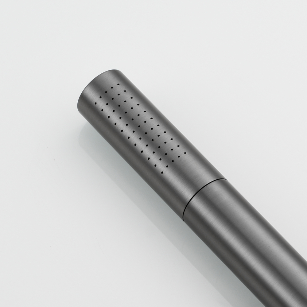 Tecmolog Brass Hand Held Shower Wand 2 Functions High Pressure Shower Head for Bathroom,Chrome,BS159