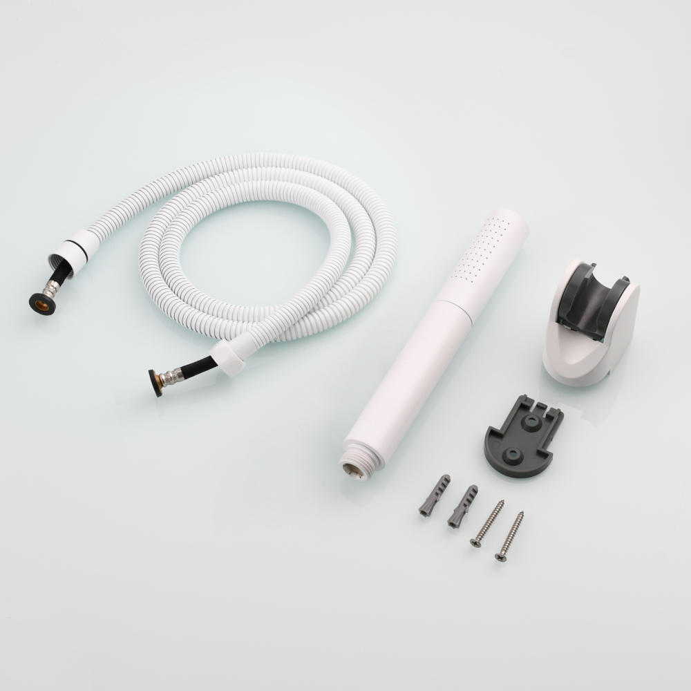 Tecmolog Brass Hand Held Shower Wand 2 Functions High Pressure Shower Head for Bathroom,Chrome,BS159