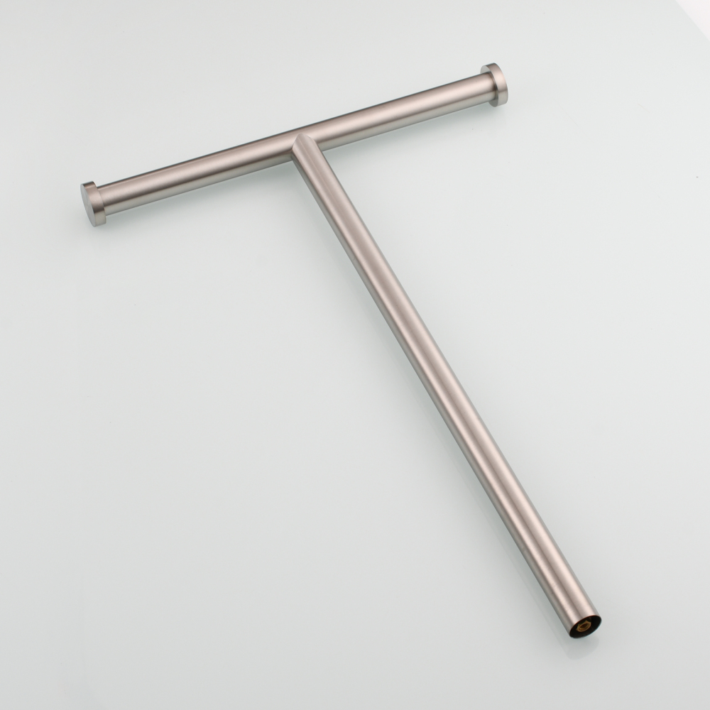 Tecmolog 304 Stainless Steel Black Towel Rack,Free Standing Marble Base Paper Towel Holder,SBH253B