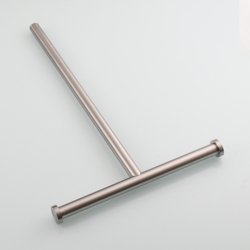 Tecmolog 304 Stainless Steel Black Towel Rack,Free Standing Marble Base Paper Towel Holder,SBH253B