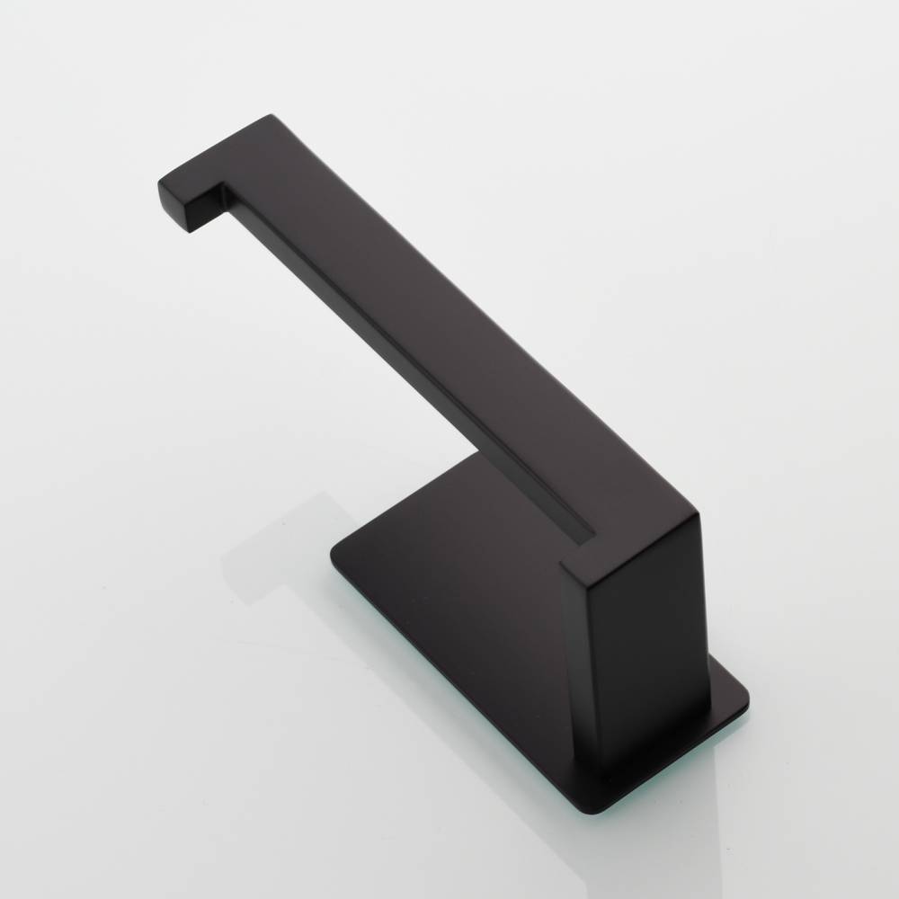 Tecmolog 304 Stainless Steel Bathroom Roll Paper Holder,  Wall Mount Adhesive Toilet Paper Holder, Brushed Nickel/Rectangle/Black/Golden