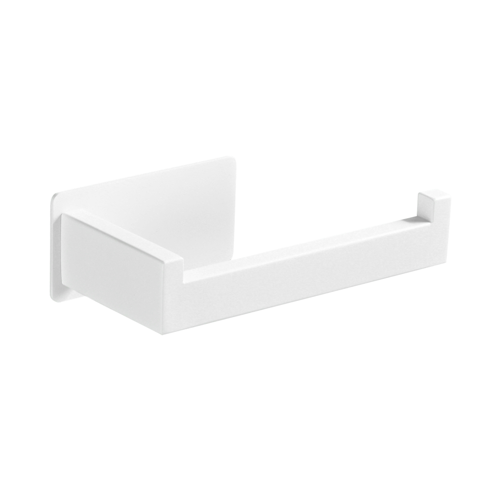 Tecmolog 304 Stainless Steel Bathroom Roll Paper Holder,  Wall Mount Adhesive Toilet Paper Holder, Brushed Nickel/Rectangle/Black/Golden