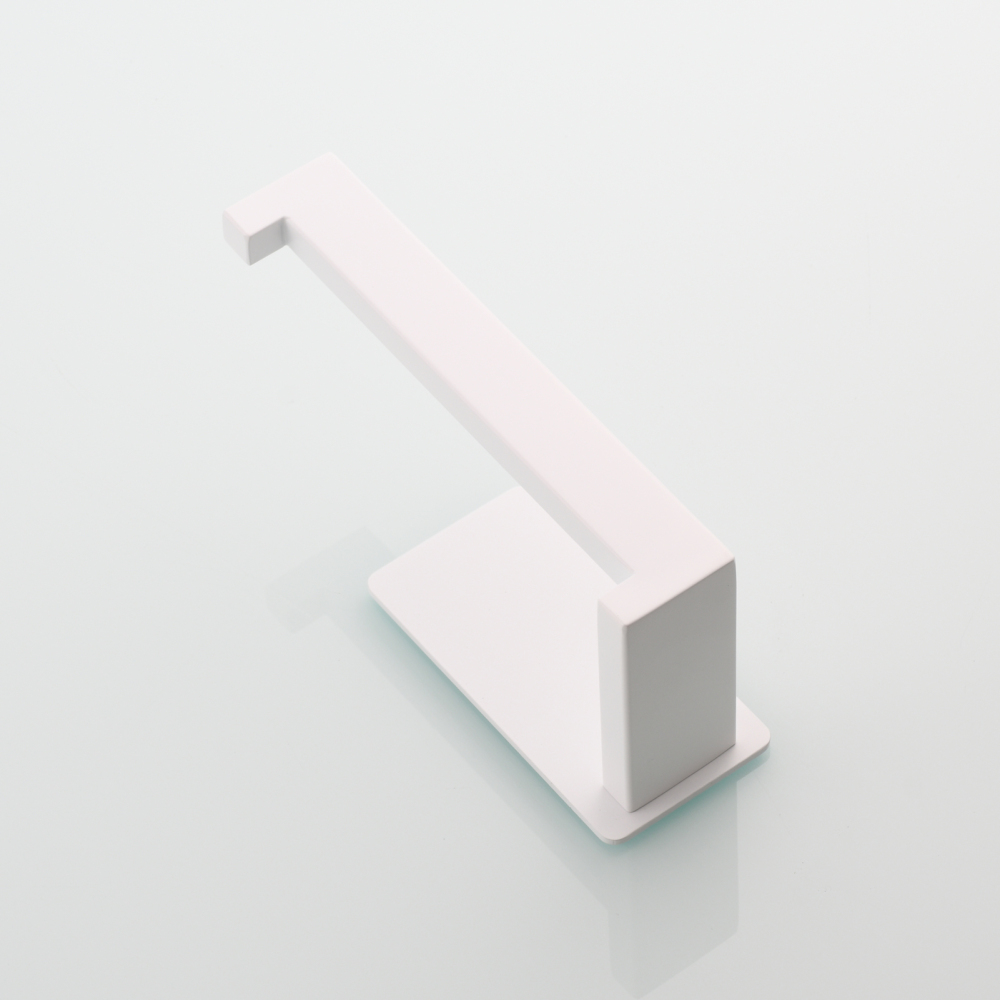 Tecmolog 304 Stainless Steel Bathroom Roll Paper Holder,  Wall Mount Adhesive Toilet Paper Holder, Brushed Nickel/Rectangle/Black/Golden