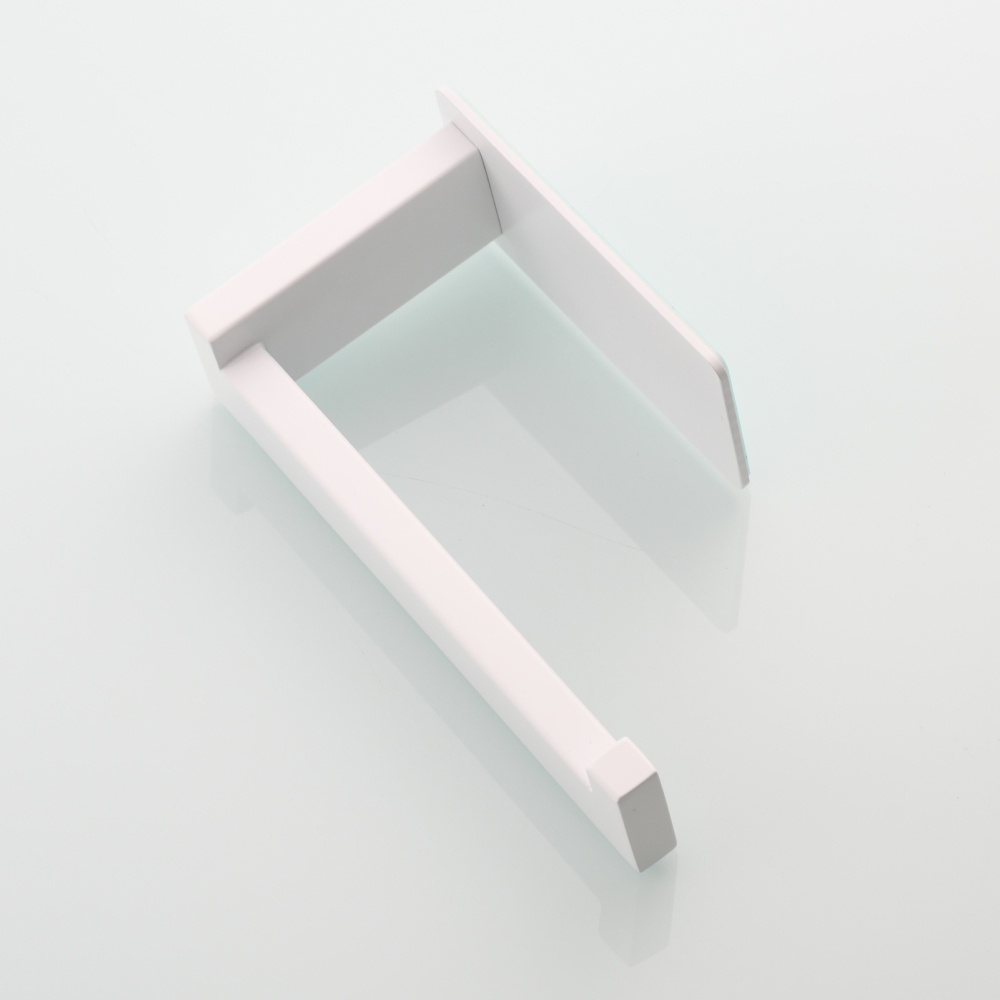 Tecmolog 304 Stainless Steel Bathroom Roll Paper Holder,  Wall Mount Adhesive Toilet Paper Holder, Brushed Nickel/Rectangle/Black/Golden