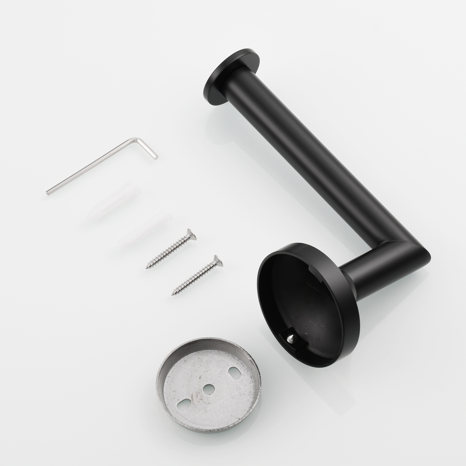 Tecmolog Stainless Steel Toilet Paper Holders Bathroom Toilet Paper Wall Mount Roll Holder