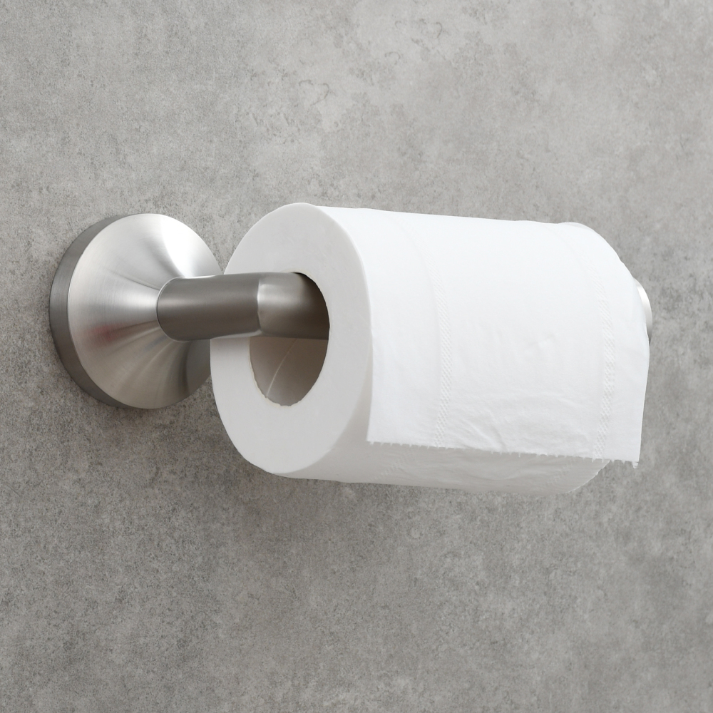 Tecmolog Stainless Steel Toilet Paper Holders Bathroom Toilet Paper Wall Mount Roll Holder