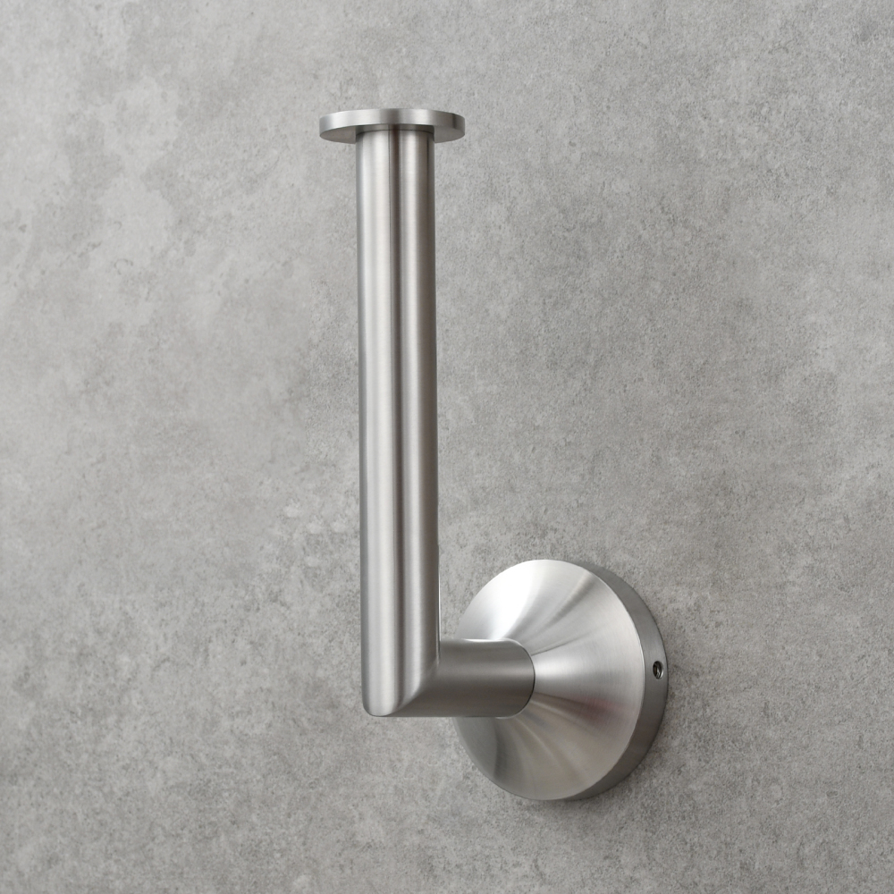 Tecmolog Stainless Steel Toilet Paper Holders Bathroom Toilet Paper Wall Mount Roll Holder