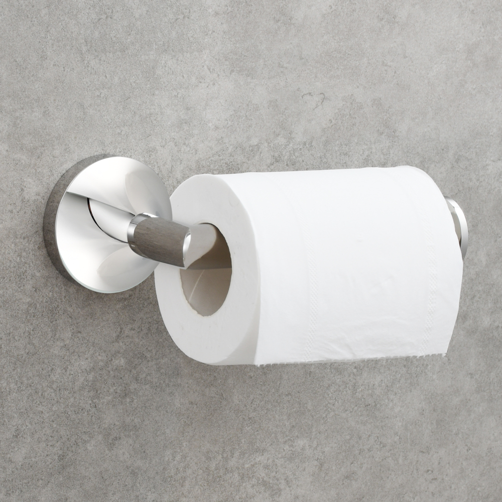 Tecmolog Stainless Steel Toilet Paper Holders Bathroom Toilet Paper Wall Mount Roll Holder