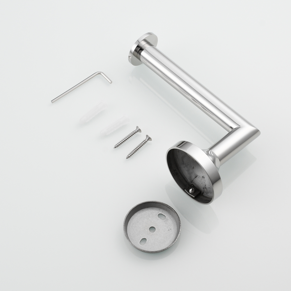 Tecmolog Stainless Steel Toilet Paper Holders Bathroom Toilet Paper Wall Mount Roll Holder