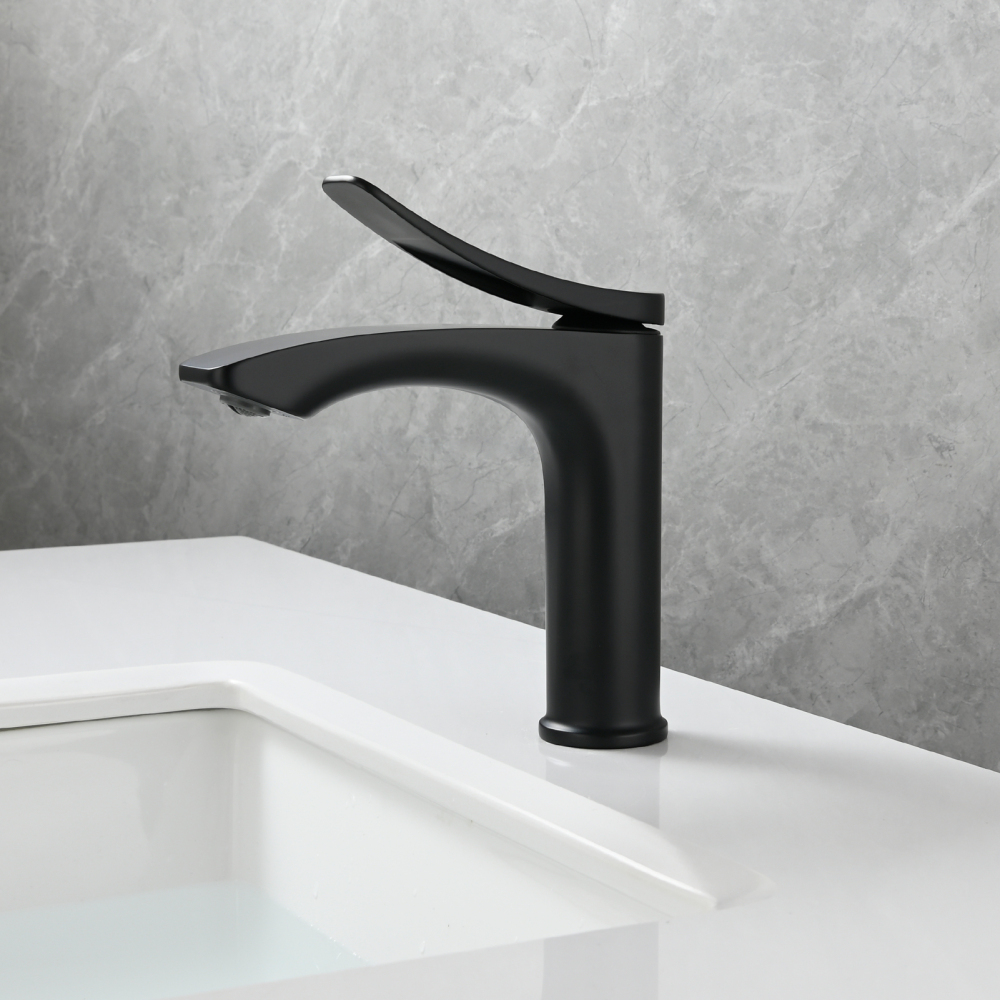 Tecmolog Basin Faucet Single Hole Bathroom Faucet Single Handle Basin Mixer Tap