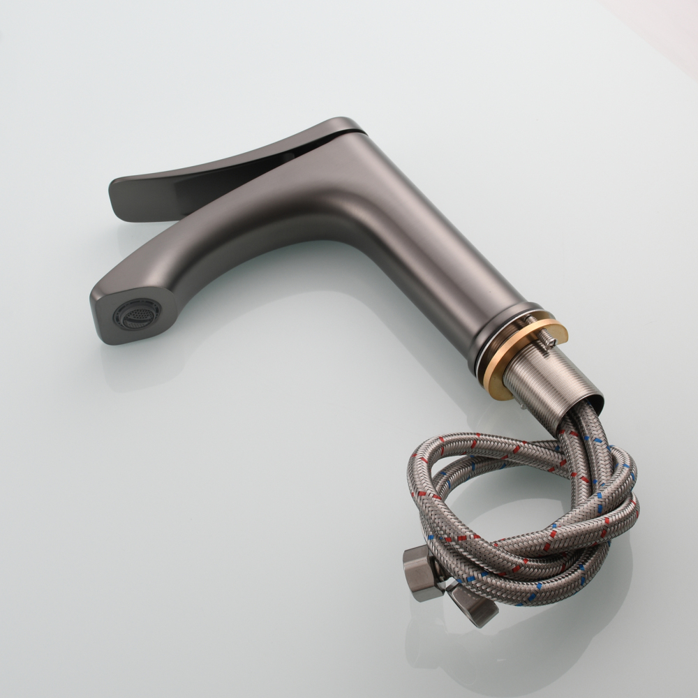 Tecmolog Basin Faucet Single Hole Bathroom Faucet Single Handle Basin Mixer Tap