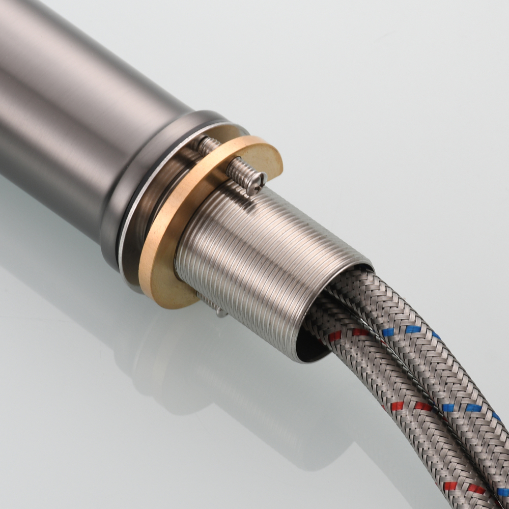 Tecmolog Basin Faucet Single Hole Bathroom Faucet Single Handle Basin Mixer Tap