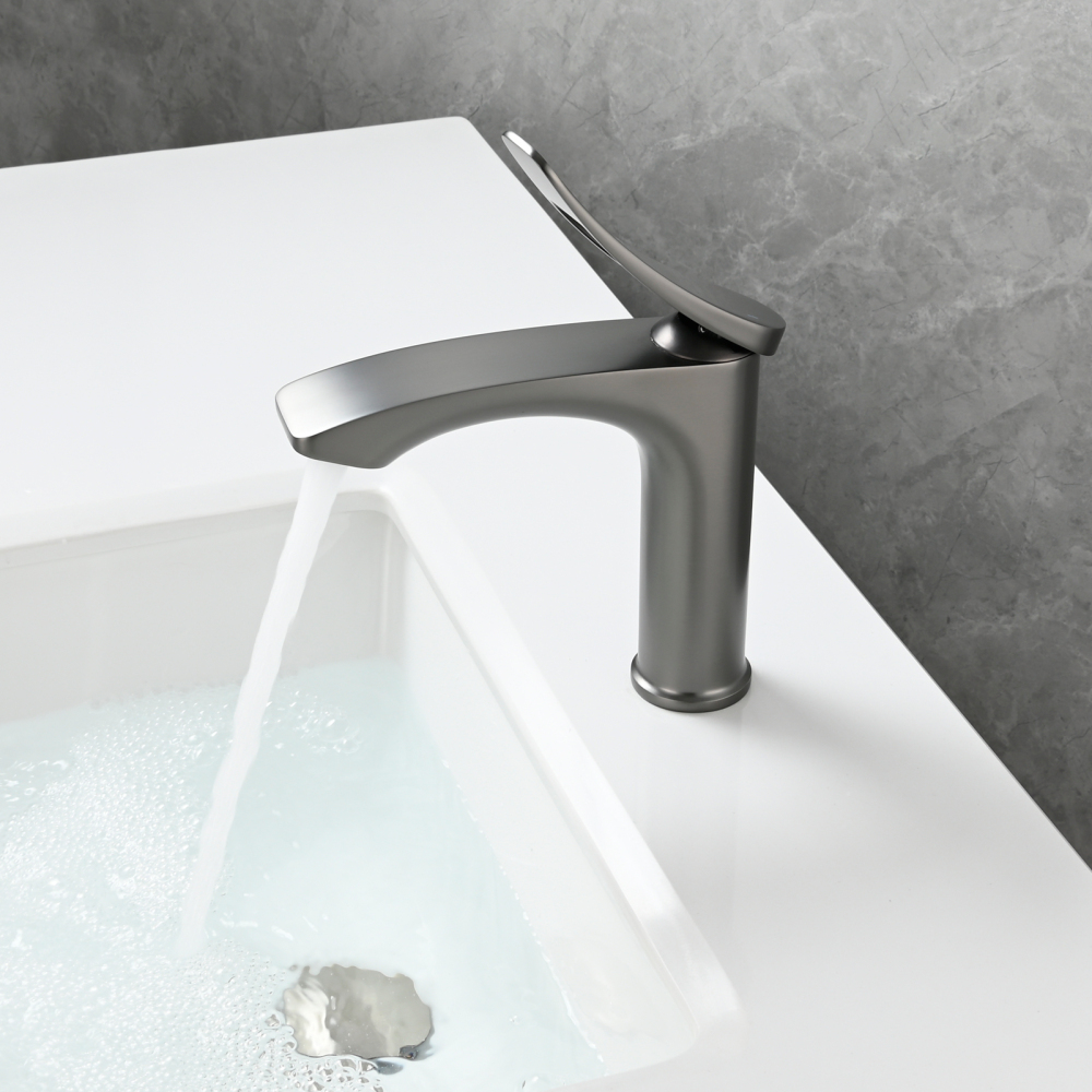 Tecmolog Basin Faucet Single Hole Bathroom Faucet Single Handle Basin Mixer Tap