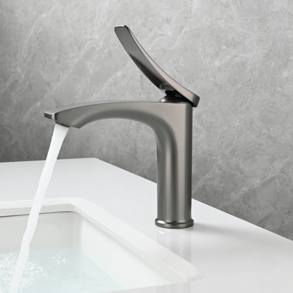 Tecmolog Basin Faucet Single Hole Bathroom Faucet Single Handle Basin Mixer Tap