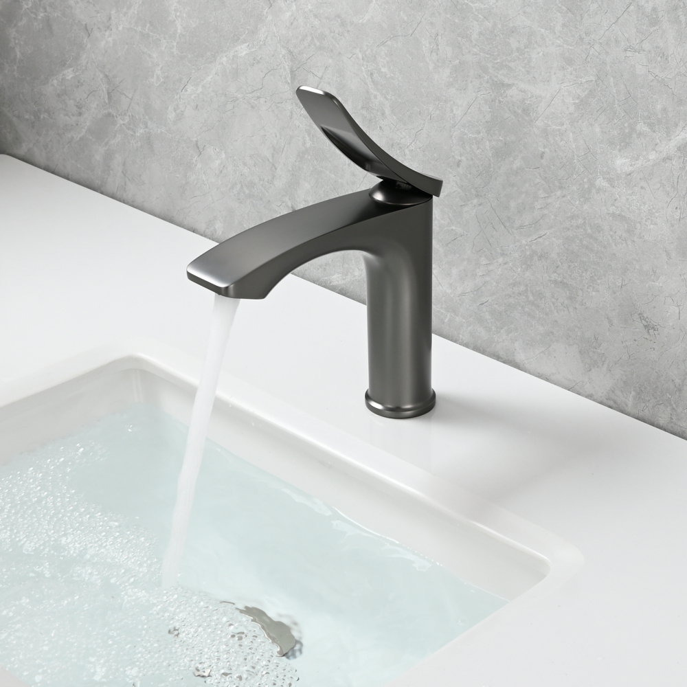 Tecmolog Basin Faucet Single Hole Bathroom Faucet Single Handle Basin Mixer Tap