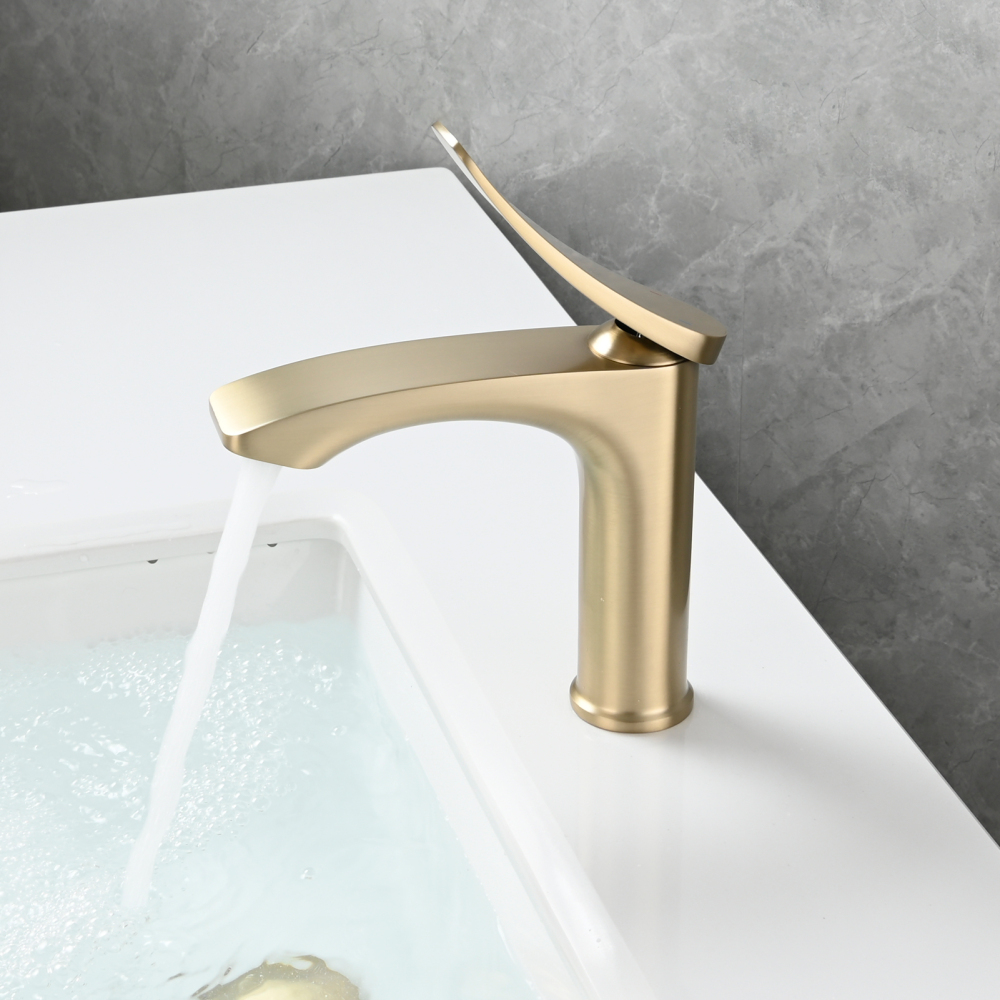 Tecmolog Basin Faucet Single Hole Bathroom Faucet Single Handle Basin Mixer Tap