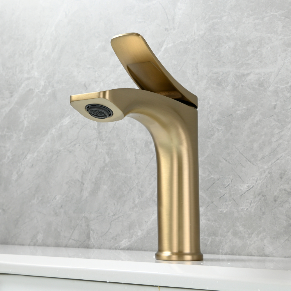 Tecmolog Basin Faucet Single Hole Bathroom Faucet Single Handle Basin Mixer Tap