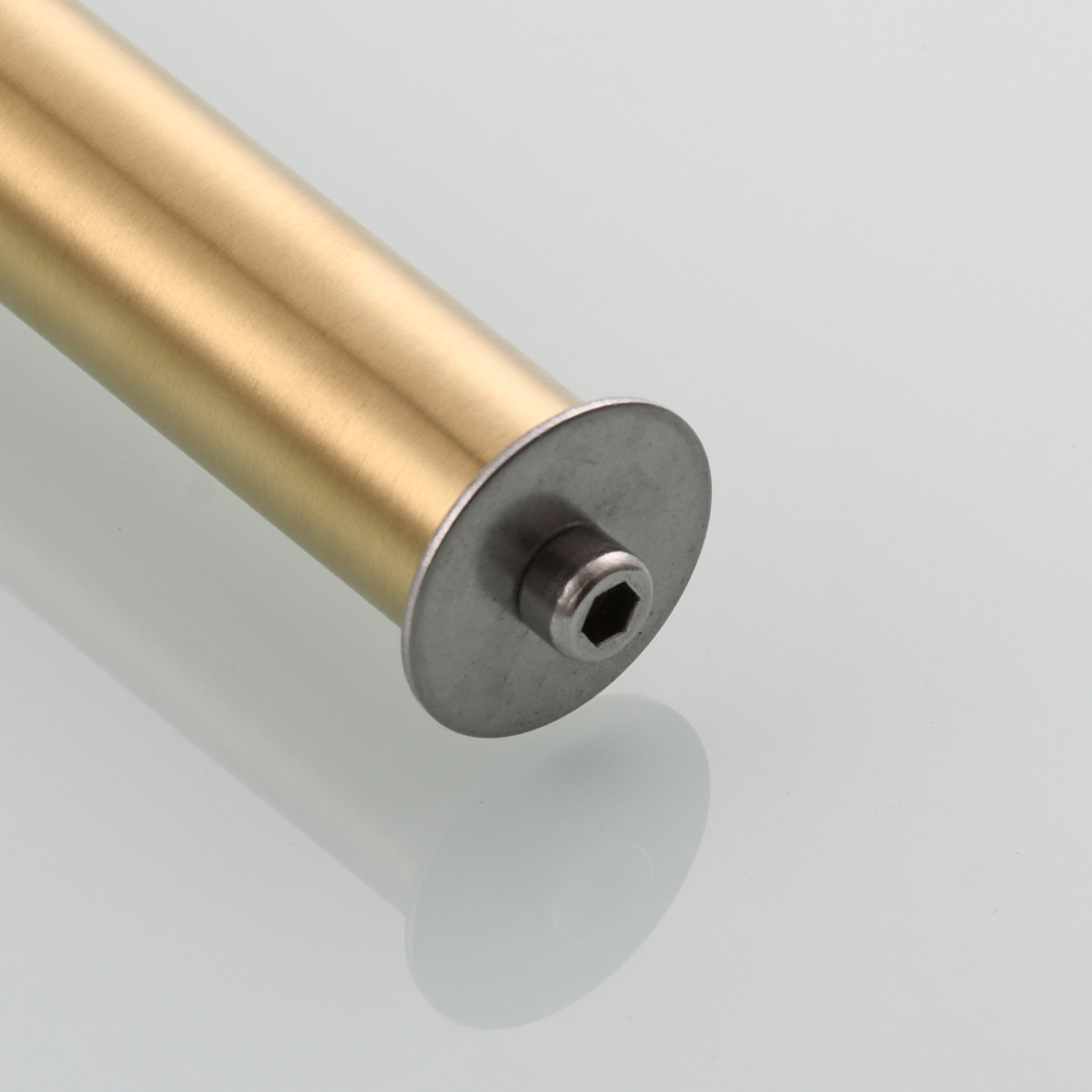 Tecmolog Standing Stainless Steel Paper Holder,Kitchen Towel Roll Paper Holder for Bathroom