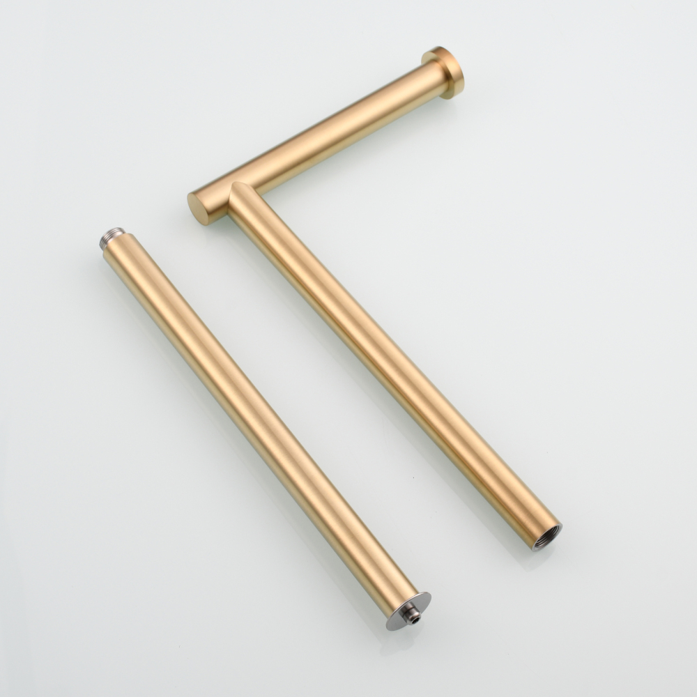 Tecmolog Standing Stainless Steel Paper Holder,Kitchen Towel Roll Paper Holder for Bathroom