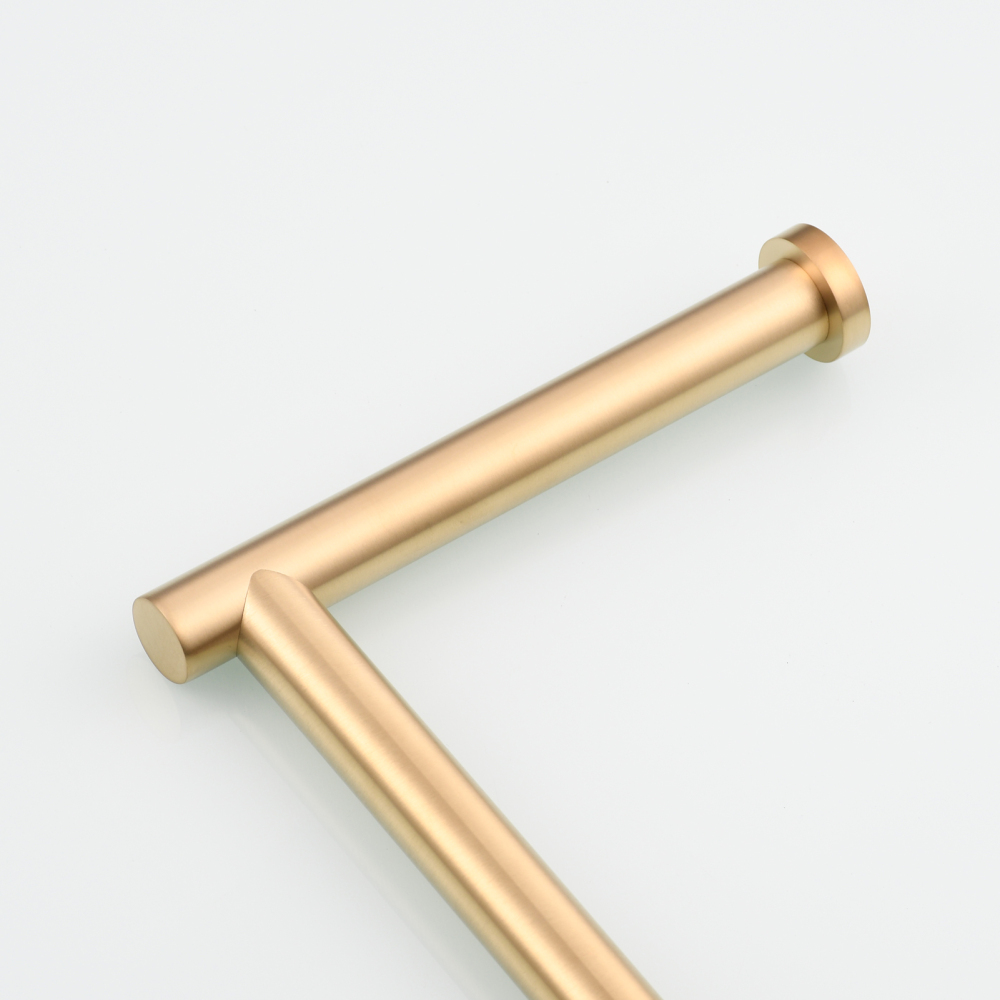 Tecmolog Standing Stainless Steel Paper Holder,Kitchen Towel Roll Paper Holder for Bathroom