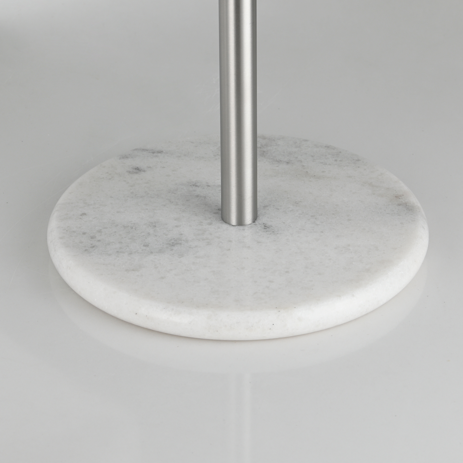 Tecmolog Standing Stainless Steel Paper Holder,Kitchen Towel Roll Paper Holder for Bathroom