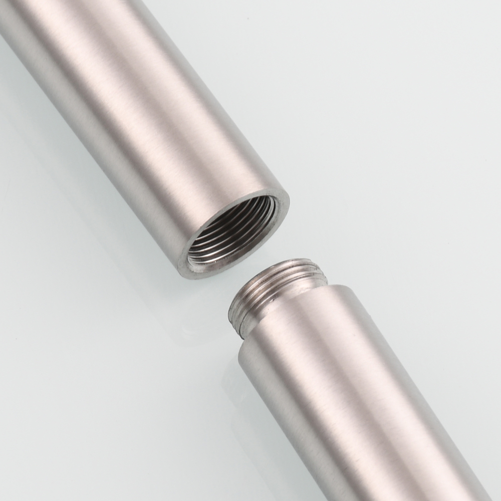 Tecmolog Standing Stainless Steel Paper Holder,Kitchen Towel Roll Paper Holder for Bathroom