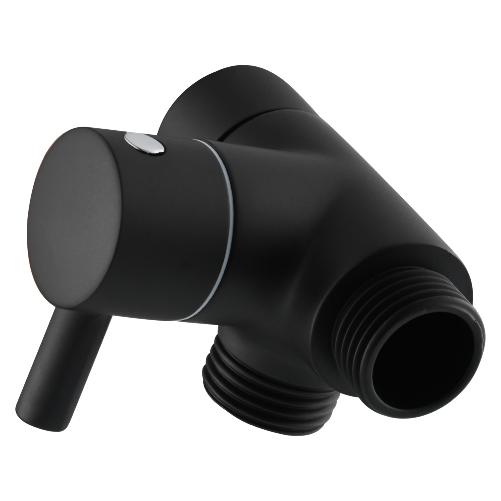 Tecmolog Shower Adapter Valve G1/2'', Brass Shower Arm Diverter for Handheld Shower and Fixed Shower Head, DSF007E/DSF007ENA/DSF007EB