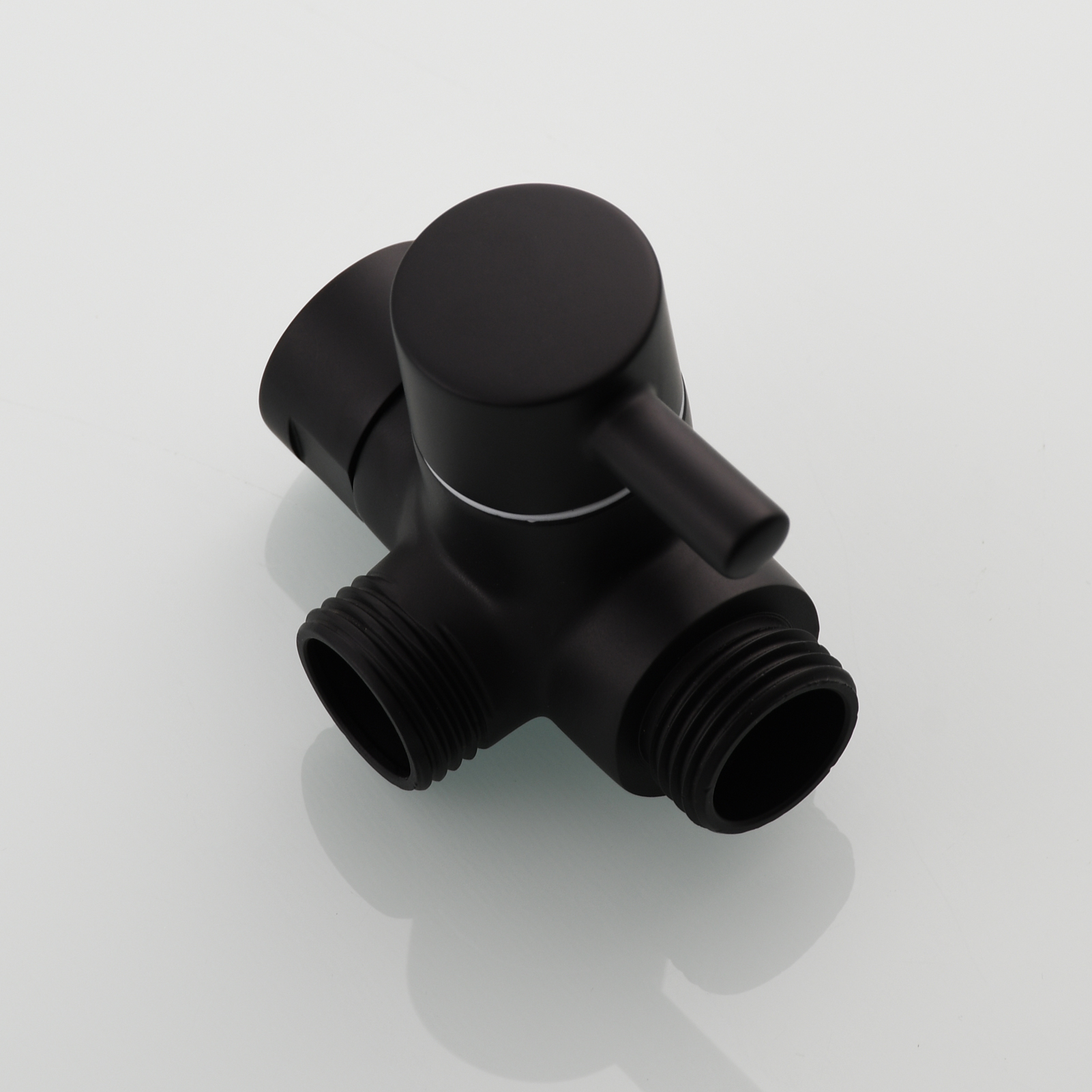 Tecmolog Shower Adapter Valve G1/2'', Brass Shower Arm Diverter for Handheld Shower and Fixed Shower Head, DSF007E/DSF007ENA/DSF007EB
