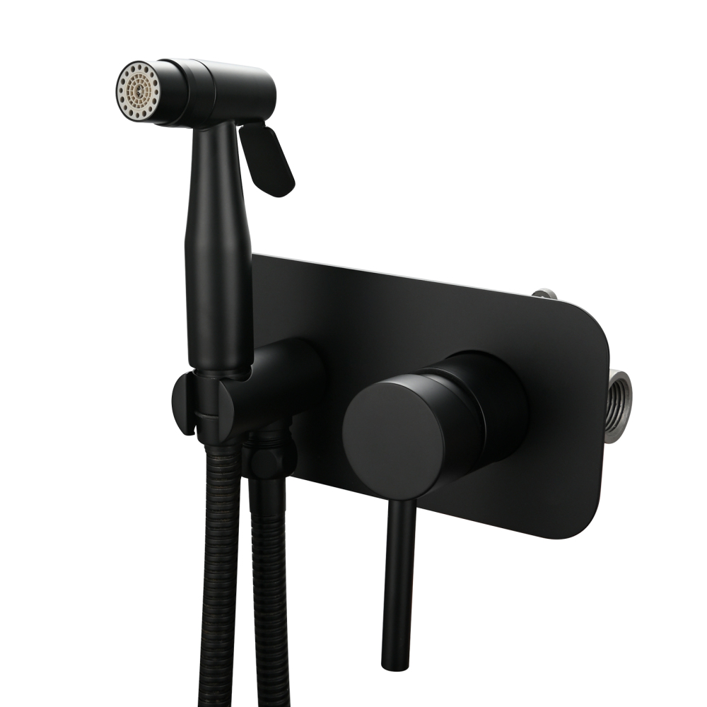 Tecmolog Stainless Steel Toilet Bidet Sprayer Hot and Cold Bidet Spray Set