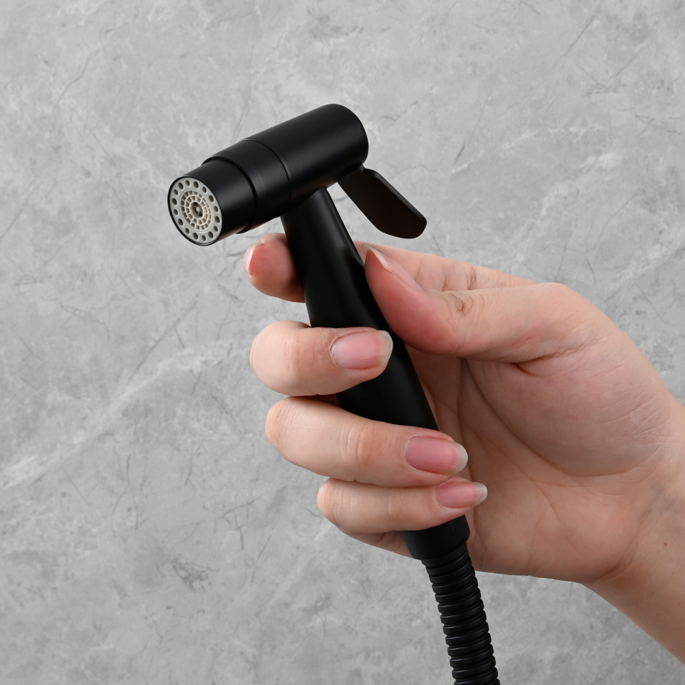 Tecmolog Stainless Steel Toilet Bidet Sprayer Hot and Cold Bidet Spray Set