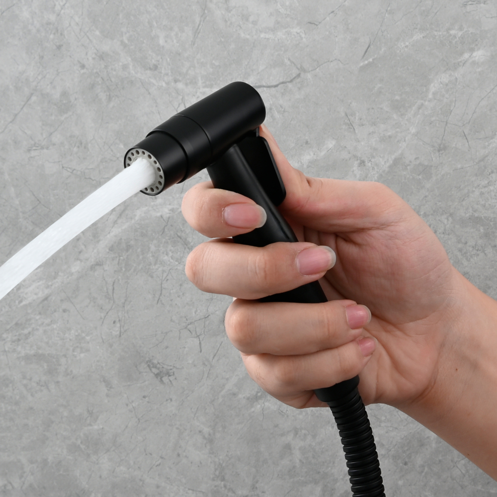 Tecmolog Stainless Steel Toilet Bidet Sprayer Hot and Cold Bidet Spray Set