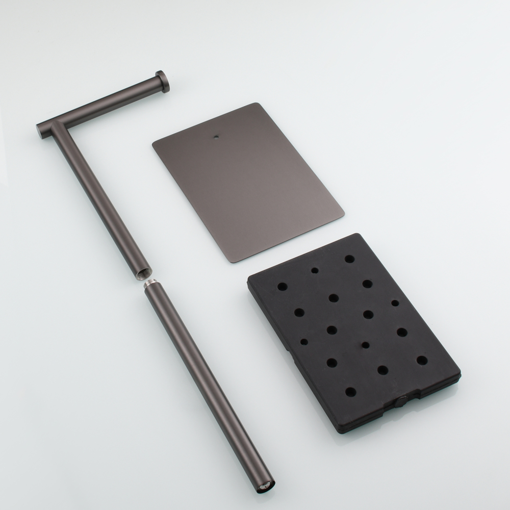 Tecmolog 304 Stainless Steel Free-standing Toilet Roll Holder with Reserve Function,SBH266B