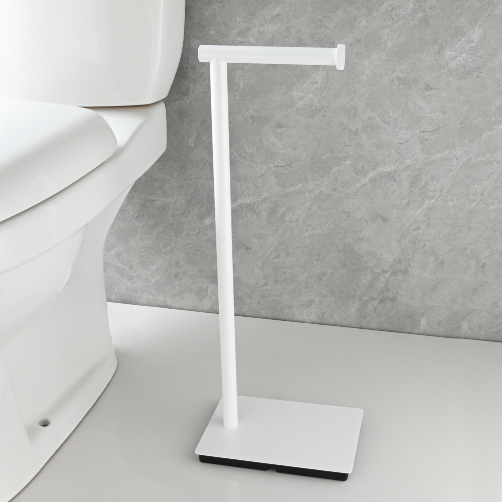 Tecmolog 304 Stainless Steel Free-standing Toilet Roll Holder with Reserve Function,SBH266B