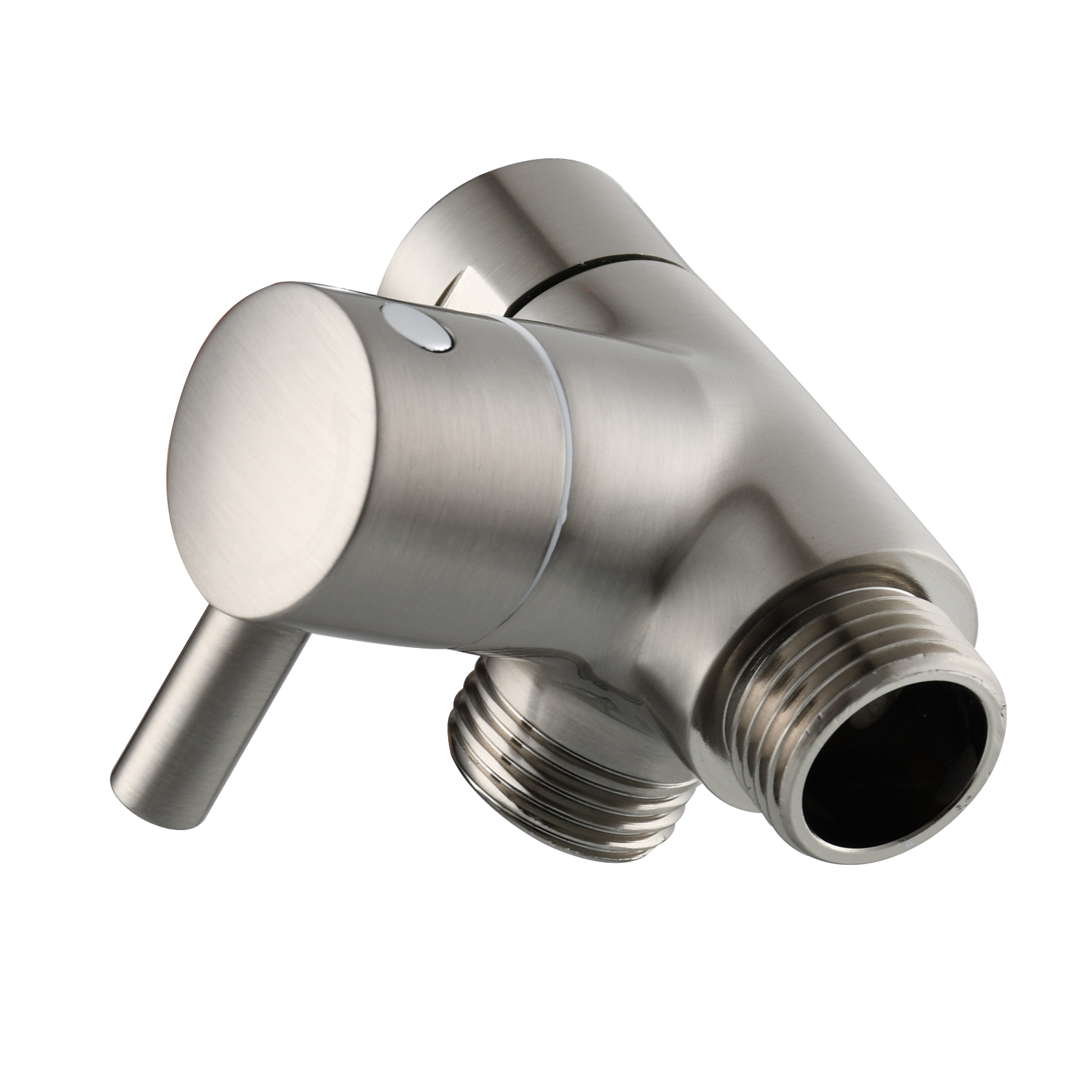Tecmolog Shower Adapter Valve G1/2'', Brass Shower Arm Diverter for Handheld Shower and Fixed Shower Head, DSF007E/DSF007ENA/DSF007EB