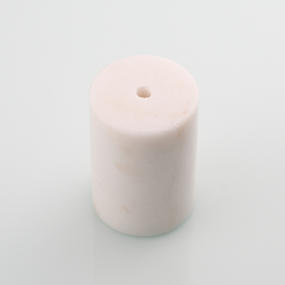 Tecmolog Stainless Steel Cylindrical Marble Toilet Paper Holder Rack Freestanding