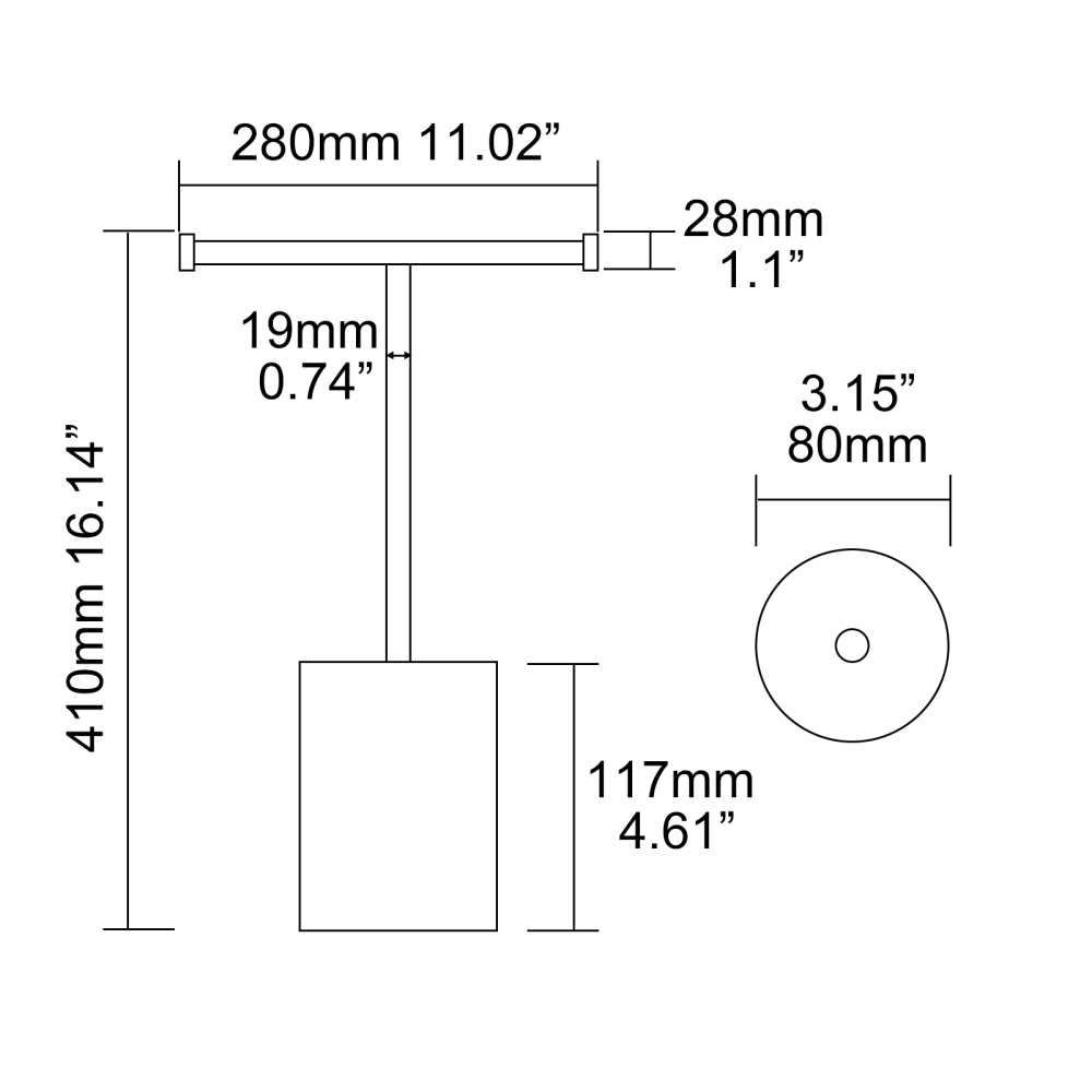 Tecmolog Stainless Steel Cylindrical Marble Toilet Paper Holder Rack Freestanding