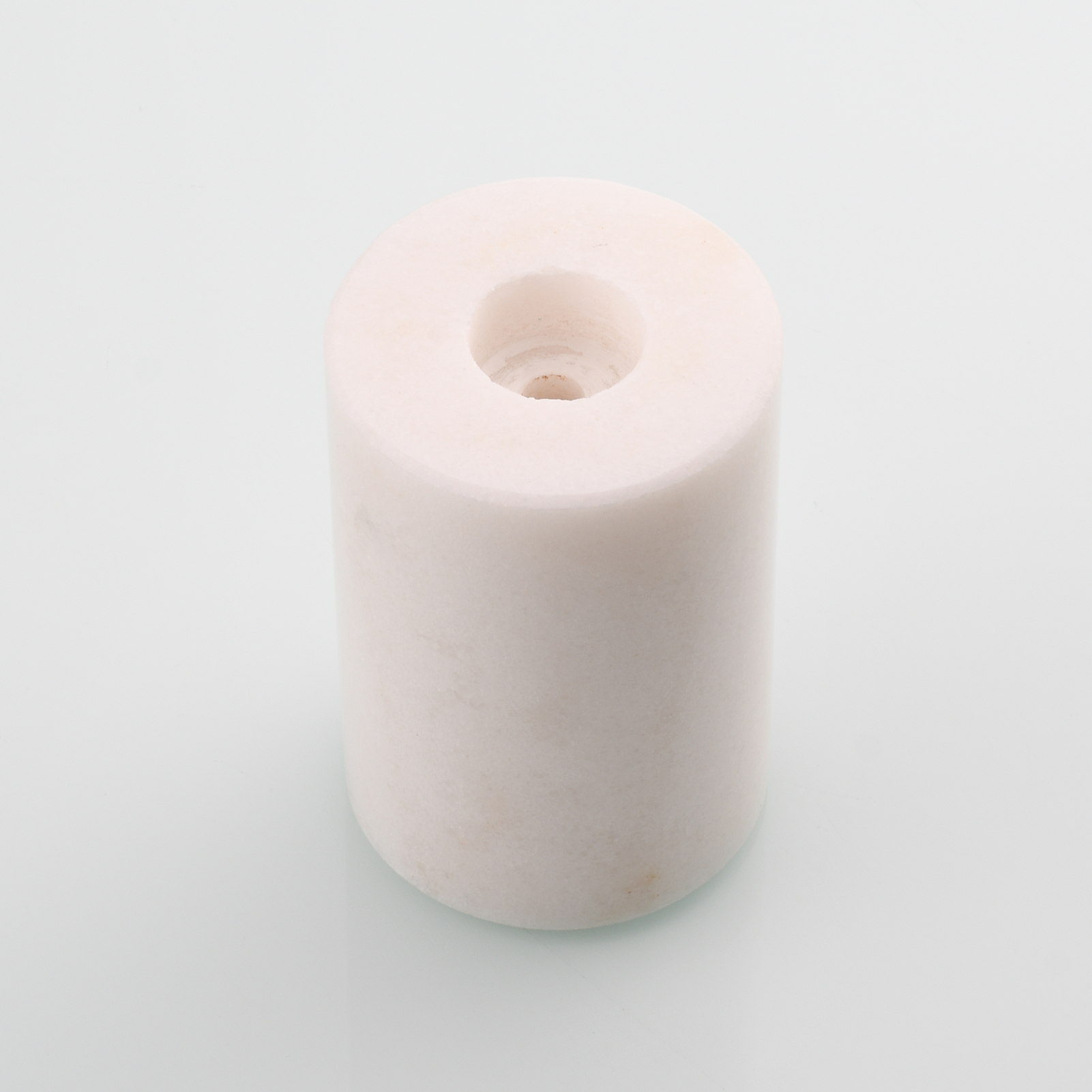 Tecmolog Stainless Steel Cylindrical Marble Toilet Paper Holder Rack Freestanding