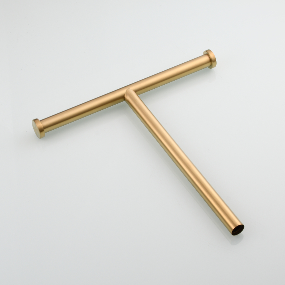 Tecmolog Stainless Steel Cylindrical Marble Toilet Paper Holder Rack Freestanding