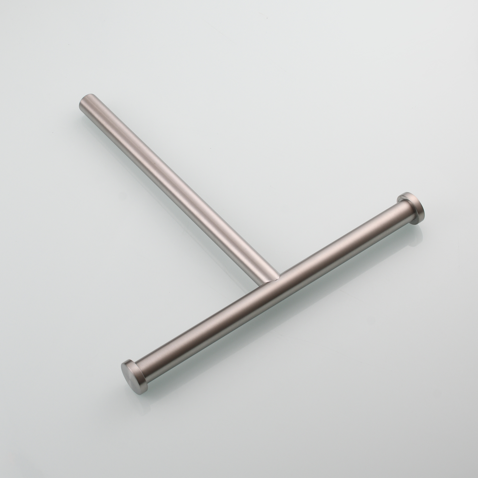 Tecmolog Stainless Steel Cylindrical Marble Toilet Paper Holder Rack Freestanding