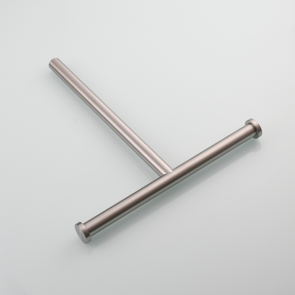 Tecmolog Stainless Steel Cylindrical Marble Toilet Paper Holder Rack Freestanding