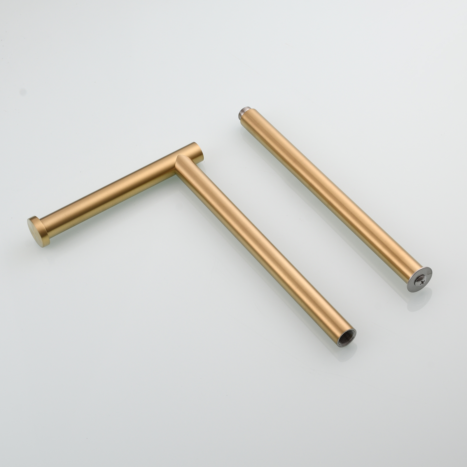 Tecmolog Stainless Steel Toilet Paper Holder Stand, Freestanding Toilet Paper Roll Holder with Modern Natural Marble Base