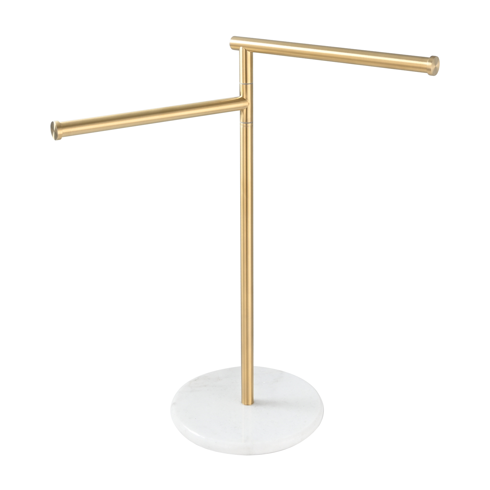 Tecmolog Stainless Steel Marble Base Towel Holder,Swinging Bracket Towel Paper Holder