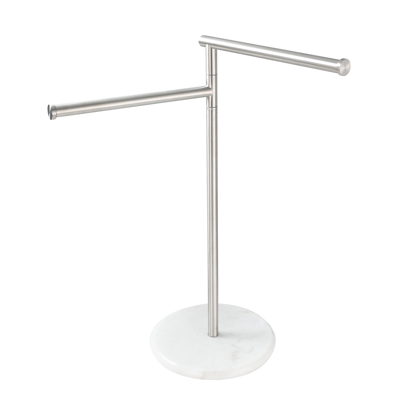 Tecmolog Stainless Steel Marble Base Towel Holder,Swinging Bracket Towel Paper Holder