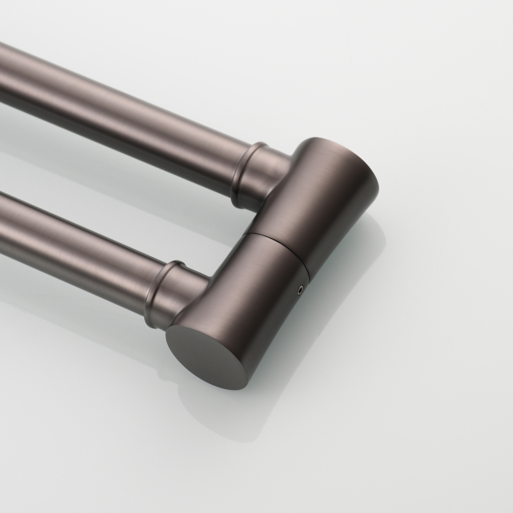 Tecmolog Brass Pot Filler Faucet Wall Mount Kitchen Faucet,Chrome Folding Faucet Stretchable Double Joint Swing Arm