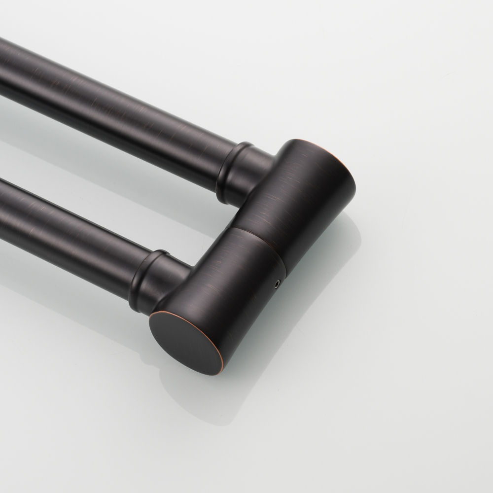 Tecmolog Brass Pot Filler Faucet Wall Mount Kitchen Faucet,Chrome Folding Faucet Stretchable Double Joint Swing Arm