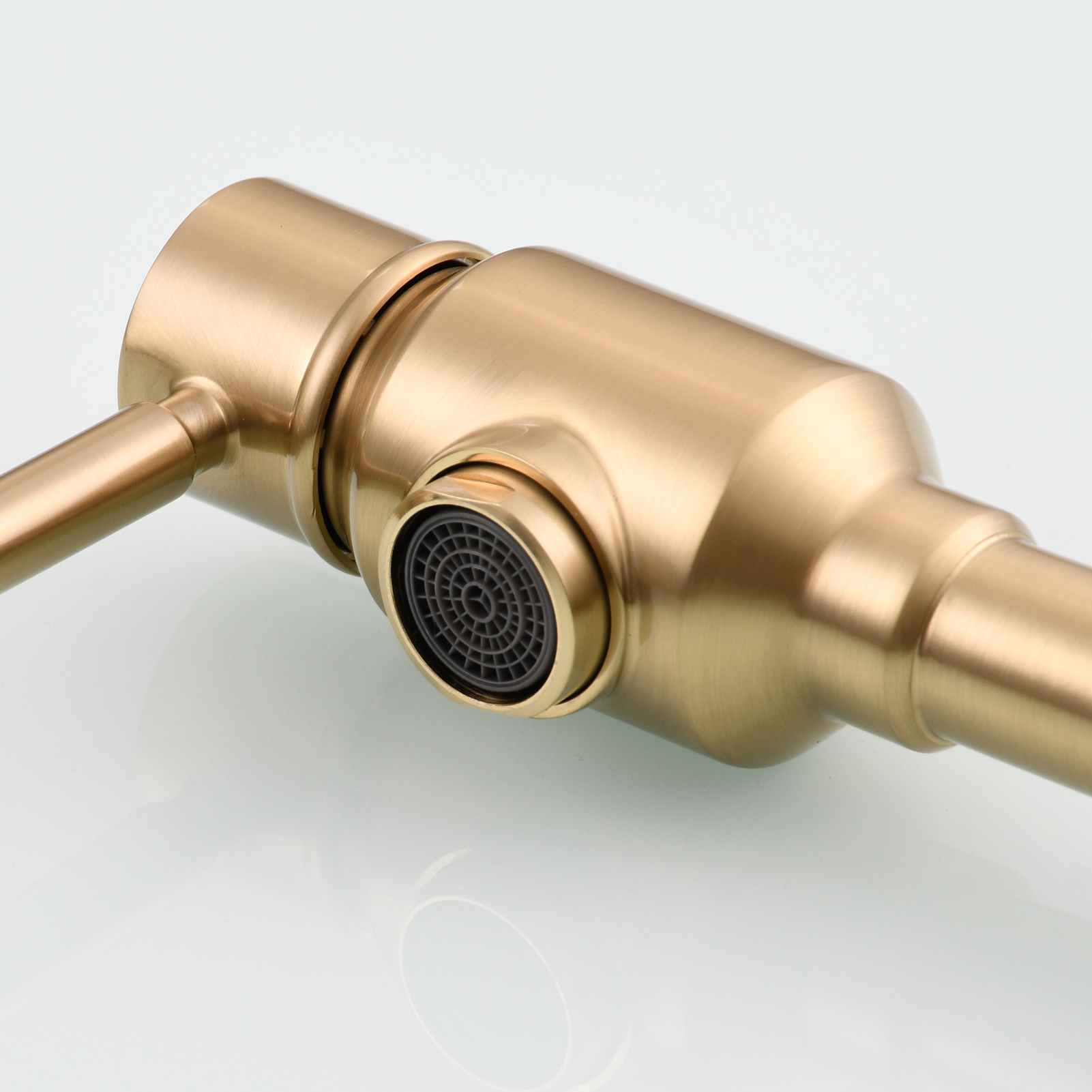 Tecmolog Brass Chrome Single Cold Faucet,Modern Wall Mounted Folding Pot Filler Kitchen Faucet